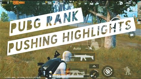 Pubg Mobile Rank Pushing Highlights ♥️♥️ Youtube