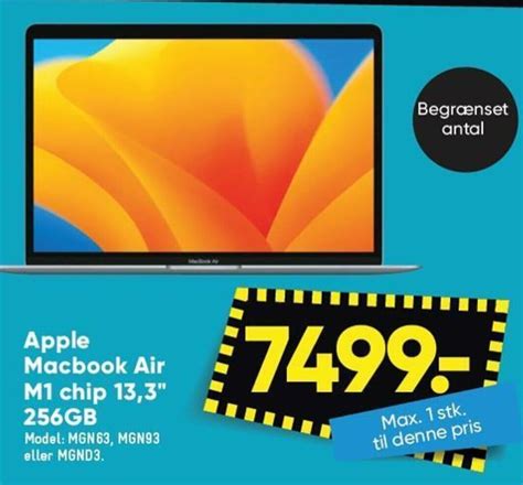 Apple Macbook Air M Chip Gb Tilbud Hos Bilka