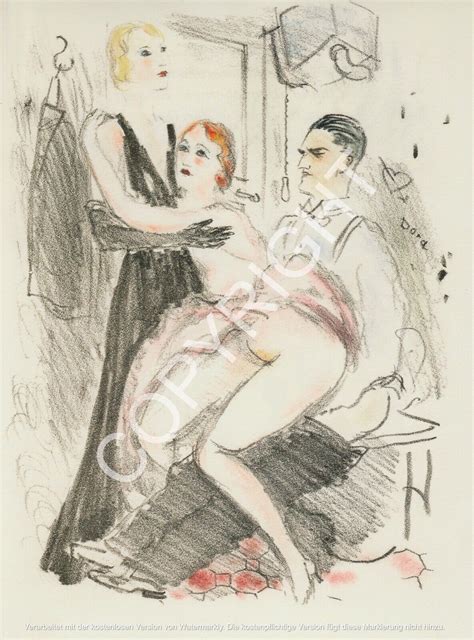 Grafik Vintage Love Erotic Antique Print Nude Sex Ballett Couple Art