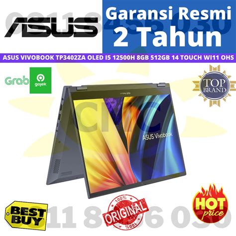 Jual Asus Vivobook Flip Tp Za Oled I H Gb Gb Touch W