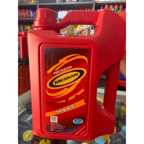 Jual Pertamina Mesran Super SAE 20W 50 4L Shopee Indonesia