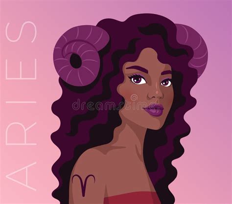 Vector Illustration Of The Zodiac Symbol Aries Stock Illustration