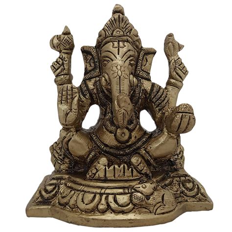 Buy Ganesh Idol Home Temple Decor Mandir Room Decoration Accessories