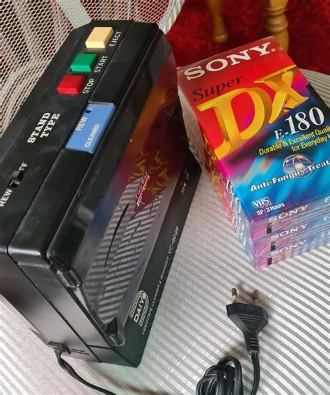 VCR Tape Rewinder + 3 Unused Blank VHS, TV & Home Appliances, TV ...