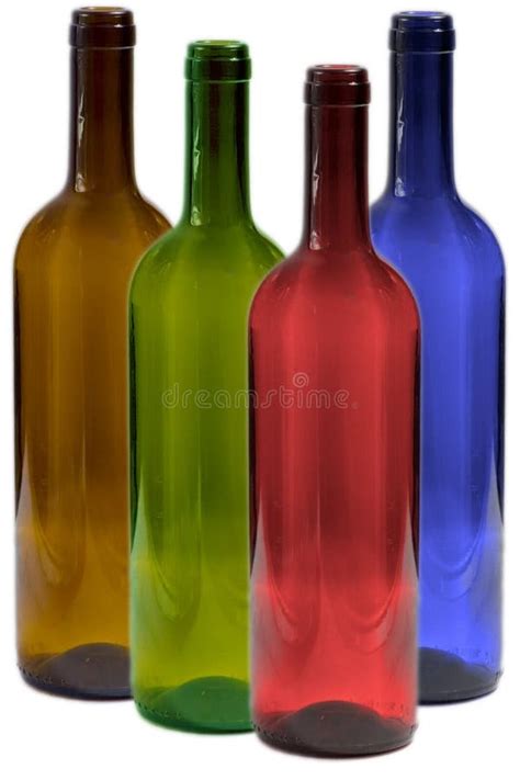 Botellas Coloreadas Imagen De Archivo Imagen De Botella