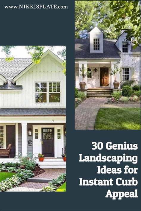 30 Genius Landscaping Ideas For Instant Curb Appeal Np Curb Appeal Diy Outdoor Decor House