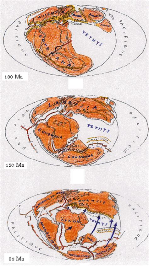 Evolution Des Continents Geo Ocean