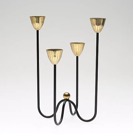 Kandelaber Gunnar Ander Ystad Metall Lighting Lamps Candlesticks