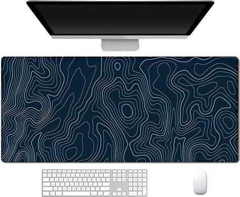 Extended Mouse Pad, Large Big Desk Pad with Stitched Edges, 31.5''''x11 ...