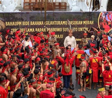 Hujan Hujanan Prabowo Kampanye Di Pontianak Disambut Meriah Pasukan