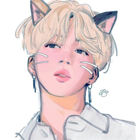 Jimin Fanart ♡ Jimin Fanart Bts Drawings Bts Fanart