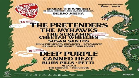 Bbk Bilbao Music Legends Fest Anuncia Actuaciones Estelares