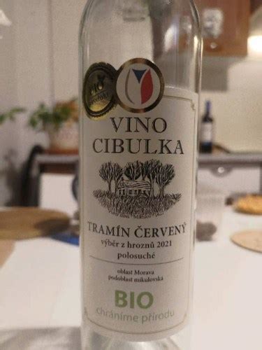 Cibulka Tram N Erven Bio V B R Z Hrozn Vivino Us