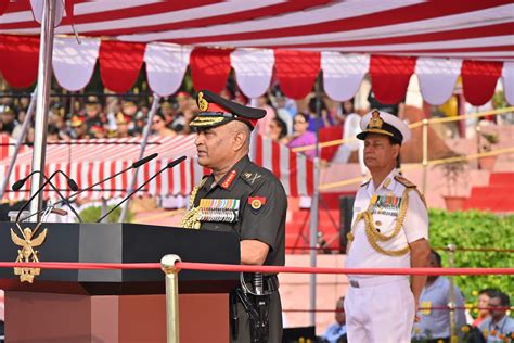 Chief Of Army Staff General Manoj Pande Reviews 146th Passing Out Parade At National Defence Academy