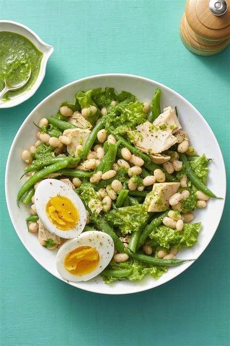 Best White Bean And Tuna Salad With Basil Vinaigrette Recipe How To Make White Bean And Tuna