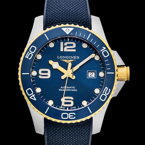 Longines Hydroconquest Automatic Blue Rubber Watch Mm For R