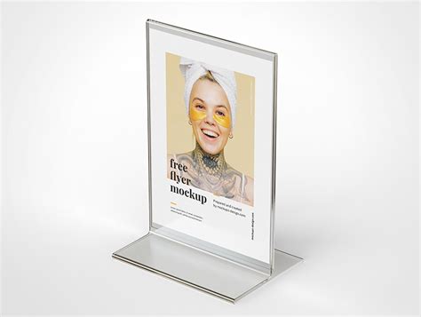 Free Flyer Stand Mockup | Ocean Mockups