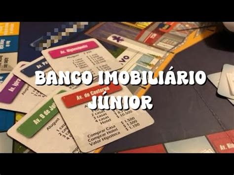 Como jogar banco imobiliário júnior YouTube