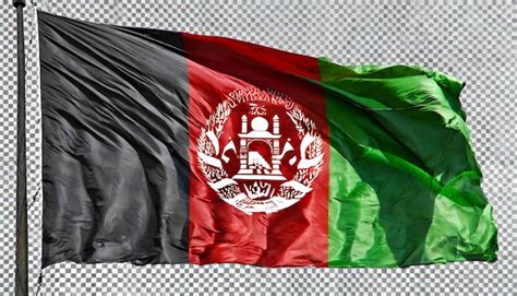 Premium AI Image Afghanistan Flag Isolated