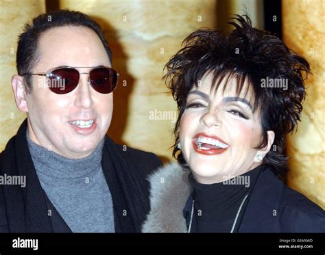 actress  singer liza minnelli   fiance david gest  res stock