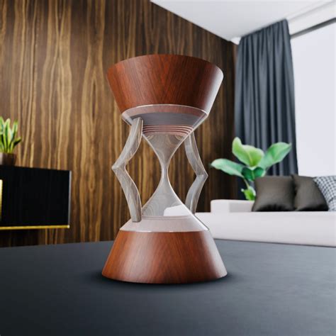 3d Printable Luxury Hourglass With Screw Caps By Lazy Bear