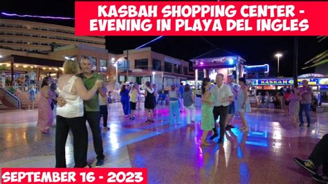 Gran Canariakasbah Shopping Center Evening In Playa Del Ingles