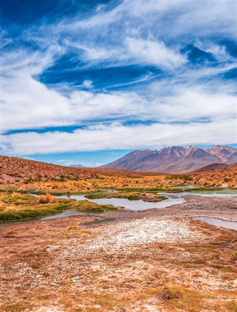 Lagoon Landscape In Bolivia Stock Photo Image Of Dramatic Beauty