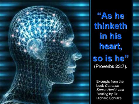 Ppt As He Thinketh In His Heart So Is He” Proverbs 237