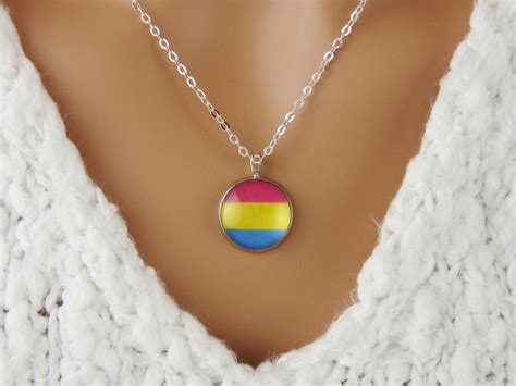 LGBTQ Necklace Queer Gay Pride Jewelry Gender And Sexual Etsy