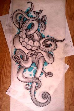 Kraken Und Octopus Ideen Oktopus Krake Tattoo Design Kraken Skizze