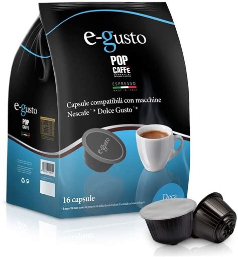 Capsule Pop Decaffeinato Compatibili Nescaf Dolce Gusto