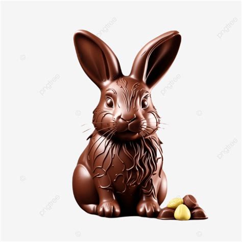 A Chocolate Sculpture Of Rabbit With Beard A Chocolate Sculpture Of A Rabbit With A Beard