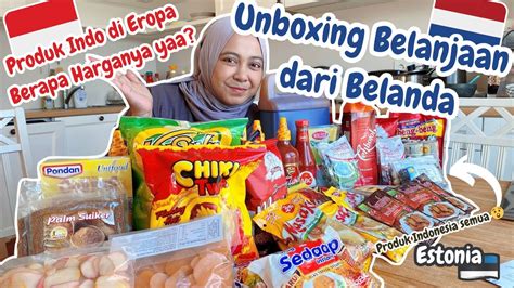 UNBOXING BELANJAAN DARI BELANDA ISINYA PRODUK INDONESIA SEMUA