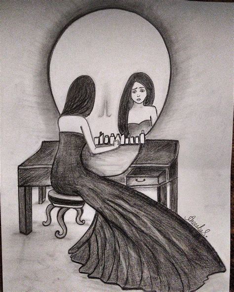 Mysterious Drawing by Areesha Abbas - Fine Art America