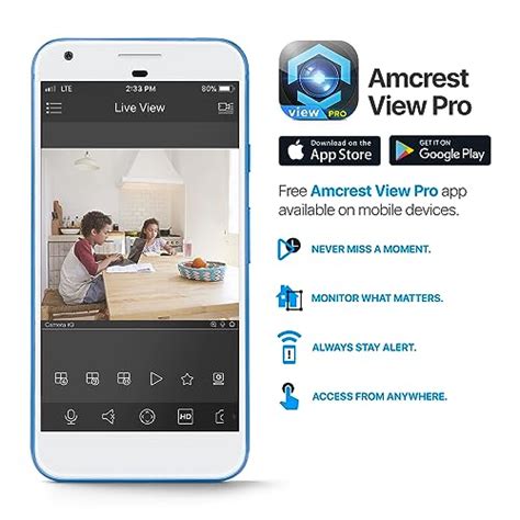 Amcrest 1080P WiFi Security Camera 2MP Indoor wireless Cam