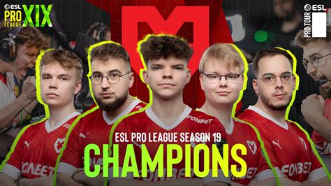 Mouz Wins Esl Pro League S Their First Esl Title In Cs Kjc Esports