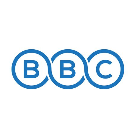 BBC letter logo design on white background. BBC creative initials ...