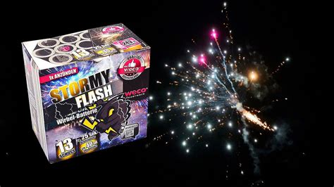 Stormy Flash Mm Weco Feuerwerk Youtube