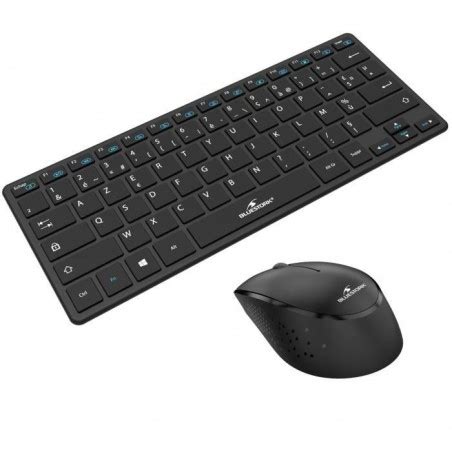 Bluestork Pack Mini Fr Noir Pack Clavier Et Souris Sans Fil Ultra