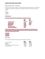 RSM219 Midterm Question Pkg Pdf RSM219 MIDTERM 2020 SPRING PART A 10