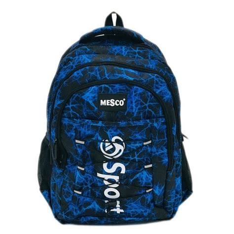 Ghiozdan Scoala Mesco Sport Blue 3 Compartimente 44 X 32 X 16 Cm