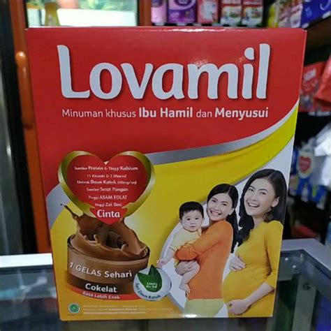 Jual Lovamil Coklat Kacang Hijau Vanilla Gr Shopee Indonesia