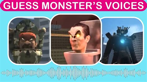 Guess Monster S Voice New Guillotine Skibidi Toilet Boss Skibidi Hot