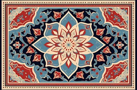 Carpet Pattern Persian Geometric Ethnic Oriental Seamless Pattern