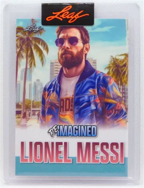 Lionel Messi Inter Miami Debut Leaf Reimagined Mls Soccer Futbol