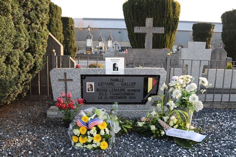 Lemaire, Renée Bernadette Emilie “The Angel of Bastogne.”. | WW2 Gravestone