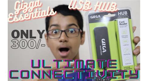 Ultimate Connectivity Unleashed Gizga Essentials Usb Hub Review Youtube