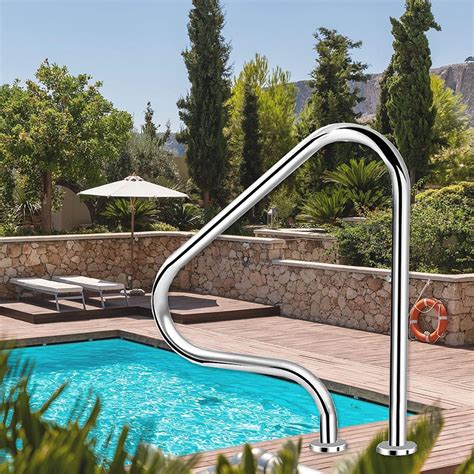 Buy Pool Safety Hand Rail For In Ground Swimming Pools Easy Swimming