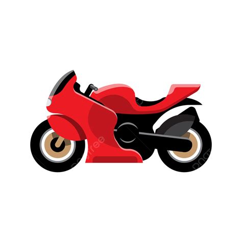 Cartoon Motorcycle Clipart Vector, Motorcycle Cartoon Vector Colorful ...