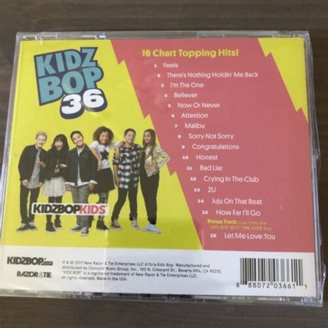 Kidz Bop Kids Kidz Bop 35 New Sealed 2017 And Similar Items